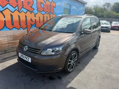 Used VW Touran SE 105 HP (77 kW) 2012 Brown MPV