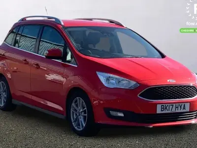 Used Ford Grand C-Max Zetec 120 HP (88 kW) 2017 Red MPV