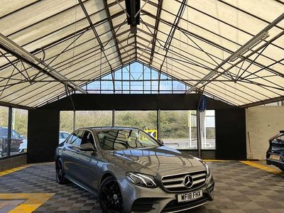 Used Mercedes E220 AMG line 194 HP (142 kW) 2018 Grey Sedan