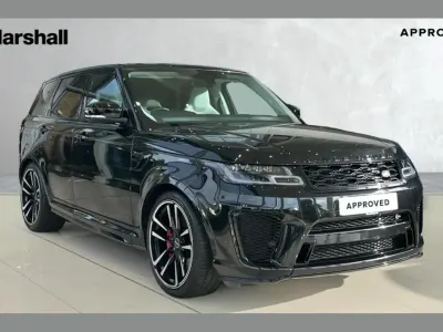 Used Land Rover Range Rover Sport SVR 575 HP (422 kW) 2020 Santorini black SUV