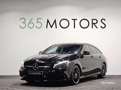 Used Mercedes CLA220 Shooting Brake AMG line 177 HP (130 kW) 2017 Black Estate