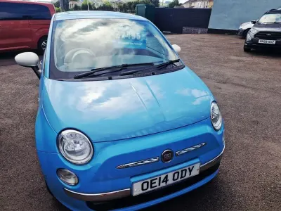 Used Fiat 500 S 69 HP (50 kW) 2014 Blue Hatchback