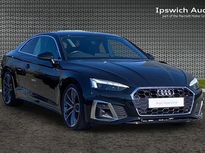 Used Audi A5 S-Line 200 HP (147 kW) 2022 Black Coupe
