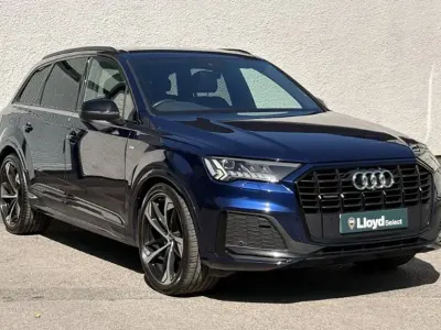 Used Audi Q7 Black Edition 286 HP (210 kW) 2020 Blue SUV
