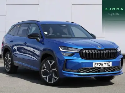 Used Skoda Kodiaq SportLine 200 HP (147 kW) 2025 Blue SUV