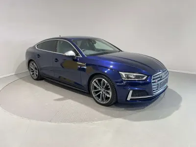 Used Audi S5 354 HP (260 kW) 2018 Blue Coupe