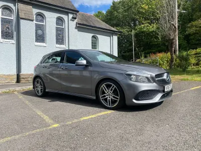 Used Mercedes A180 AMG line 109 HP (80 kW) 2017 Grey Hatchback