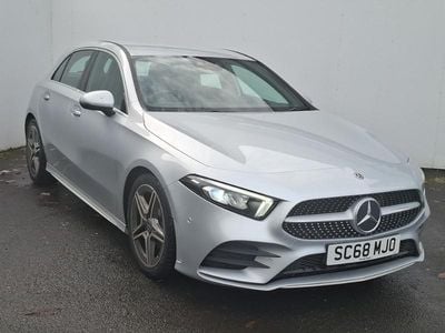 Silver Used 2018 Mercedes A200 AMG Line Premium Hatchback | £15,998 (Fair price)