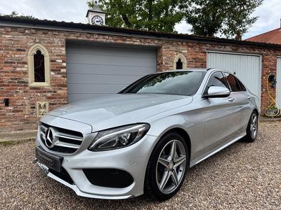 Used Mercedes C220 AMG line 170 HP (125 kW) 2014 Silver Sedan