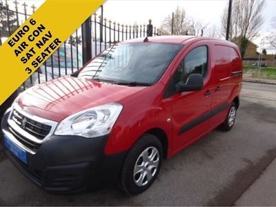 used Peugeot Partner 1.6 BLUEHDI 854 PROFESSIONAL PANEL VAN 5DR DIESEL MANUAL L1 EURO 6