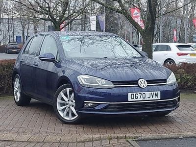Used VW Golf VII GT 150 HP (110 kW) 2020 Blue Hatchback