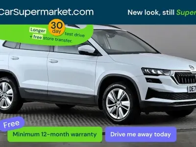 Używany Skoda Karoq SE Drive 150 KM (110 kW) 2023 Biały SUV
