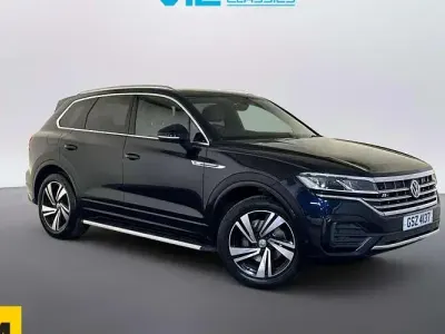 Used VW Touareg R-line 286 HP (210 kW) 2019 Blue SUV