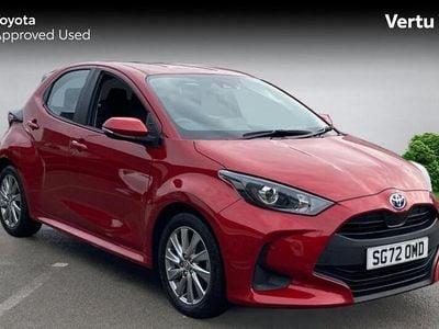 Red Used 2022 Toyota Yaris Hybrid Hatchback | £16,089 (Good price)