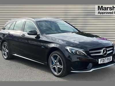 Used Mercedes C350e AMG Line Premium 293 HP (215 kW) 2017 Black Estate