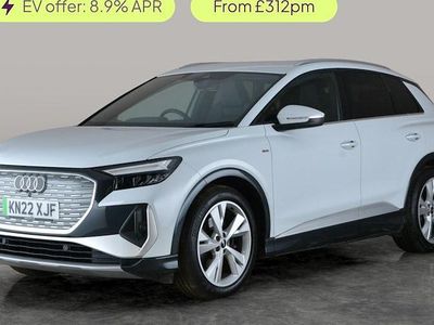 Used Audi Q4 e-tron S-Line 125 kW (170 HP) 2022 White SUV