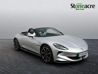 New MG Cyberster 369 kW (502 HP) 2026 Silver Cabriolet
