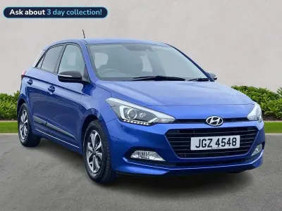 Używany Hyundai i20 GO! 84 KM (61 kW) 2018 Niebieski Hatchback