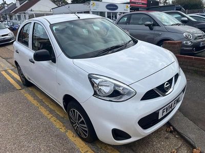 White Used 2014 Nissan Micra Visia Hatchback | £3,795 (Fair price)