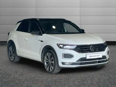 Used VW T-Roc R-line 150 HP (110 kW) 2020 White SUV