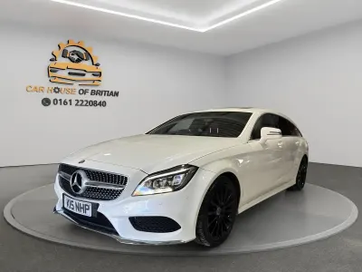 Used Mercedes CLS220 Shooting Brake AMG line 2015 White Estate