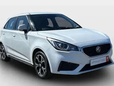 Used MG MG3 Excite 106 HP (77 kW) 2023 White Hatchback