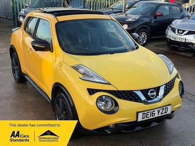 Yellow Used 2016 Nissan Juke Tekna SUV | £6,999 (Fair price)