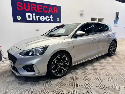 Used Ford Focus ST-Line X 125 HP (91 kW) 2019 Silver Hatchback