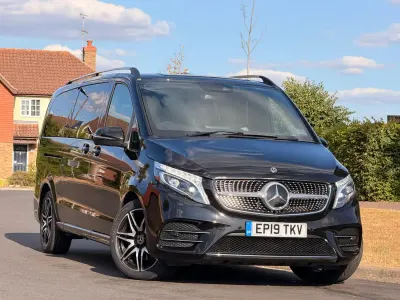 Used Mercedes V250 AMG line 2019 Black MPV