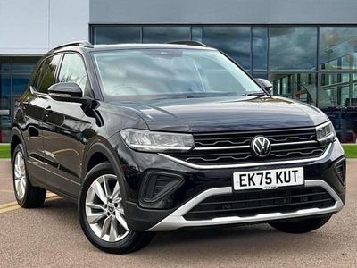 Deep black pearl New 2025 VW T-Cross Match SUV | £22,142 (Fair price)