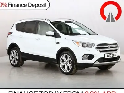 Used Ford Kuga Titanium 120 HP (88 kW) 2017 White SUV