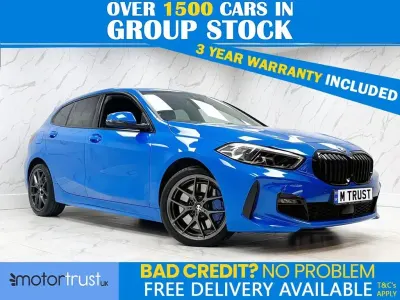 Used BMW 118 M Sport 136 HP (100 kW) 2023 Blue Hatchback
