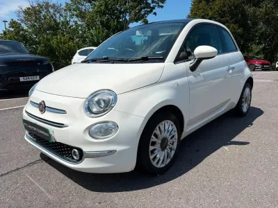Used Fiat 500 Lounge 69 HP (50 kW) 2018 White Hatchback