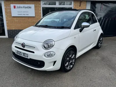 Used Fiat 500C Rock 70 HP (51 kW) 2020 White Cabriolet