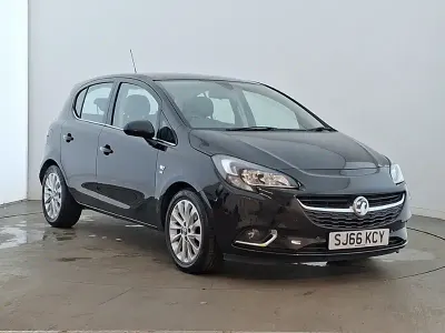 Used Vauxhall Corsa 75 HP (55 kW) 2016 Black Hatchback