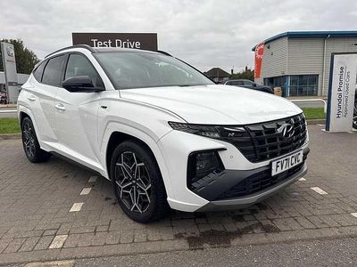 White Used 2022 Hyundai Tucson N Line SUV | £22,999 (Expensive)