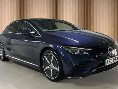 Used Mercedes EQE300 AMG Line Premium 180 kW (245 HP) 2023 Sodalite blue  metallic finish Sedan