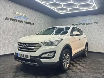Used Hyundai Santa Fe Premium 197 HP (144 kW) 2015 White SUV
