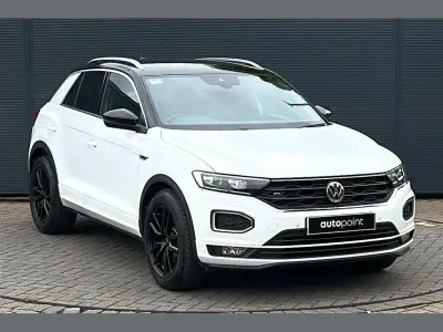 Used VW T-Roc R-line 150 HP (110 kW) 2019 White SUV