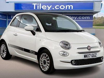 Used Fiat 500 Lounge 69 HP (50 kW) 2017 White Hatchback
