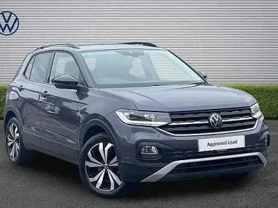 Used VW T-Cross Black Edition 95 HP (69 kW) 2023 Grey SUV