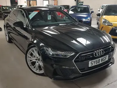 Usado Audi A7 Sportback S-Line 340 HP (250 kW) 2018 Cinzento Citadino