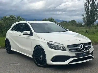 Used Mercedes A180 AMG line 2017 White Hatchback
