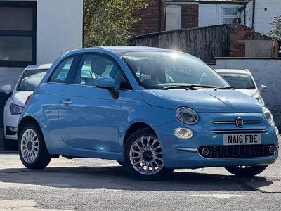 Used Fiat 500 Lounge 105 HP (77 kW) 2016 Blue Hatchback