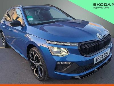 Used Skoda Kamiq Monte Carlo 85 HP (62 kW) 2024 Race blue metallic SUV
