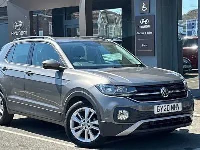 Usado VW T-Cross SE 116 HP (85 kW) 2020 Cinzento SUV