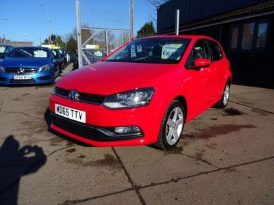 Used VW Polo SEL 90 HP (66 kW) 2015 Red Hatchback