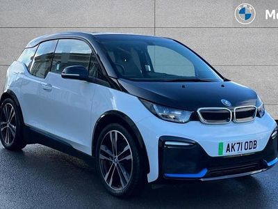 Used BMW i3 Comfort Edition 135 kW (184 HP) 2021 Capparis white with highlight bmw i blue Hatchback