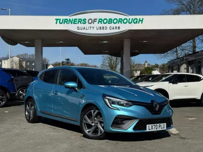 Begagnad Renault Clio V RS Line 2020 Blå Halvkombi