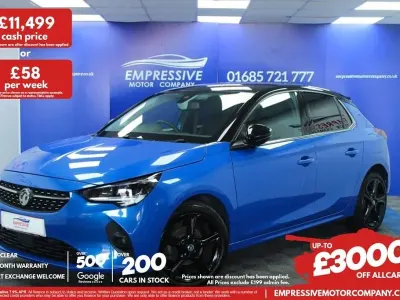 Second-hand Vauxhall Corsa Edition 75 CP (55 kW) 2021 Albastru Hatchback